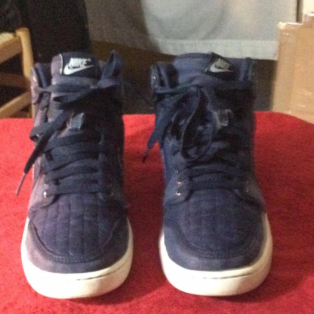 Nike Navy High-Top Sneakers